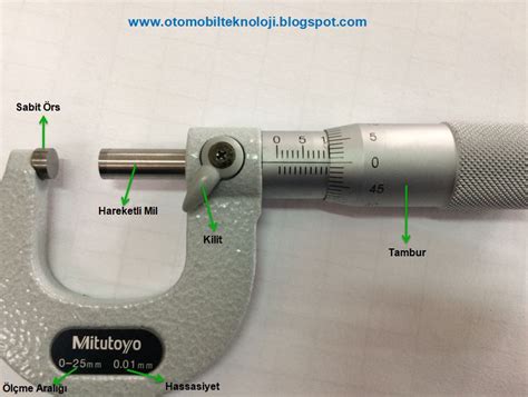 Mikrometre Ölçüm Cihazı ile Hassaslık Sağlama