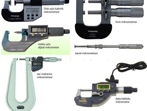 Mikrometre Çeşitleri ve Kullanım Alanları