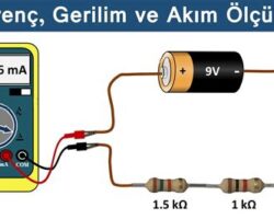 Avometre ile Gerilim Ölçümü Nasıl Yapılır?